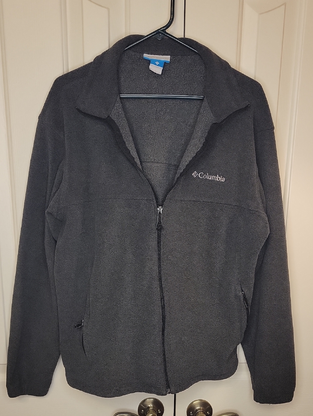 Columbia Charcoal Gray Full-Zip Fleece Jacket